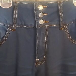 Brand New Stretch Denim VIP Jeans, Sz 9/10, Front & Back Pockets, Front Zip Clos